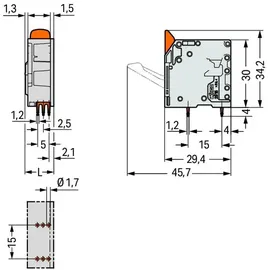WAGO 2616-3101 Printklemme 16mm2 100St.