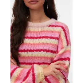 Vero Moda VMMAYBE STRIPE LS O-NECK Pullover Chintz Rose Stripes 42/44