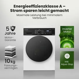 Bomann WA 7112 Waschmaschine (10 kg, 1400 U/min)