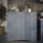 Vicco Bianco Badezimmerschrank 83 x 80 x 37 cm Grau