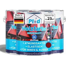 Plid Premium Holzfarbe Holzlack Farbe für Holz Schwedenrot