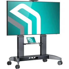 ONKRON TS2821-B TV-Ständer 70-110 Zoll 145 cm Schwarz Aluminium