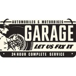 Hängeschild Garage