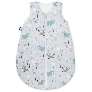 Julius Zöllner Julius Zöllner, Babyschlafsack, Jersey Schlafsack - 86 - Smart Friends (86 cm, 2.5 TOG) - 2 Jahre Gewährleistung - mind. 14 Tage Rückgaberecht - Bunt - n.a.