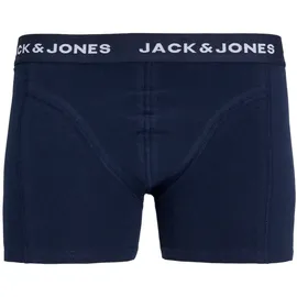JACK & JONES JACBLACK Boxershorts blau/silber L 3er Pack