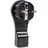 as - Schwabe AS Schwabe 45039 Schutzkontakt-Flachstecker Kunststoff mit Aussteckhilfe 230V Schwarz IP20