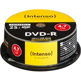 Intenso DVD-R 4.7GB 16x 25er Spindel printable