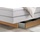 Hasena Boxspringbett »Ottawa« inkl. 2 Bettkästen mit gedämpftem Selbsteinzug, braun Weiß, Liegefläche:140 x 200 cm, Topper:Base-Topper