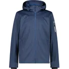 Mode&Accessoires CMP F.Illi Campagnolo CMP Herren Jacke aus Light Softshell mit abnehmbarer Kapuze - B. Blue Mel.-Dusty Blue - 50