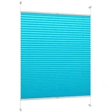 DécoProfi Plissee Klemmfix 105 x 130 cm blau
