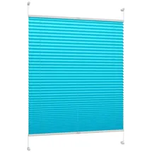 DécoProfi Plissee Klemmfix 105 x 130 cm blau