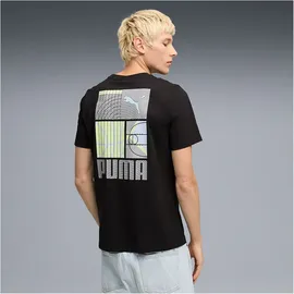 Puma Graphic Sport Tee Schwarz S