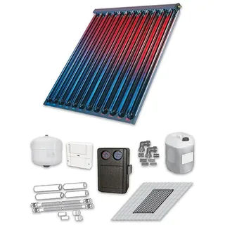 WOLF-Garten Kollektoren-Set CRK-12 ohne Speicher, WOLF, Aufdach, Solarmodul SM2-2, 3 Röhrenkollektoren