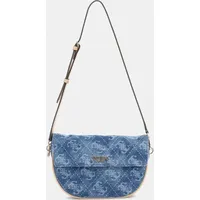 GUESS Cerelia Schultertasche 15 cm - Blau