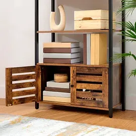 VASAGLE Sideboard, LSC75BXV1 braun 70,0 x 30,0 x 121,5 cm
