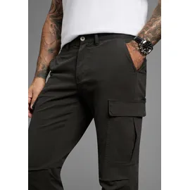 Bruno Banani Cargohose modern Schwarz 30 34