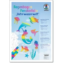 Ursus® Regenbogenfensterfolie Unterwasserwelt