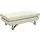 PLACES OF STYLE Hocker San Angelo Mikrofaser 130 x 43 x 65 cm Weiß