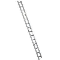 Euroline Premium Kaminkehrerleiter 14 Sprossen Alu natur
