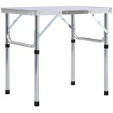 vidaXL Campingtisch Klappbar Weiß