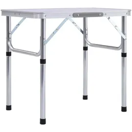 vidaXL Campingtisch Klappbar Weiß