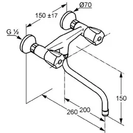 Kludi Standard chrom 310530515