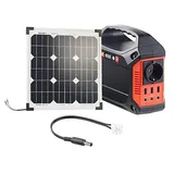 revolt Solar Generator Set: Fensterbank-Solarkraftwerk: Powerstation mit 20-W-Modul, 155 Wh, 230 V (Solar-Generator & Powerbank, Powerbank Solar Konverter, 2in1 Generatoren)
