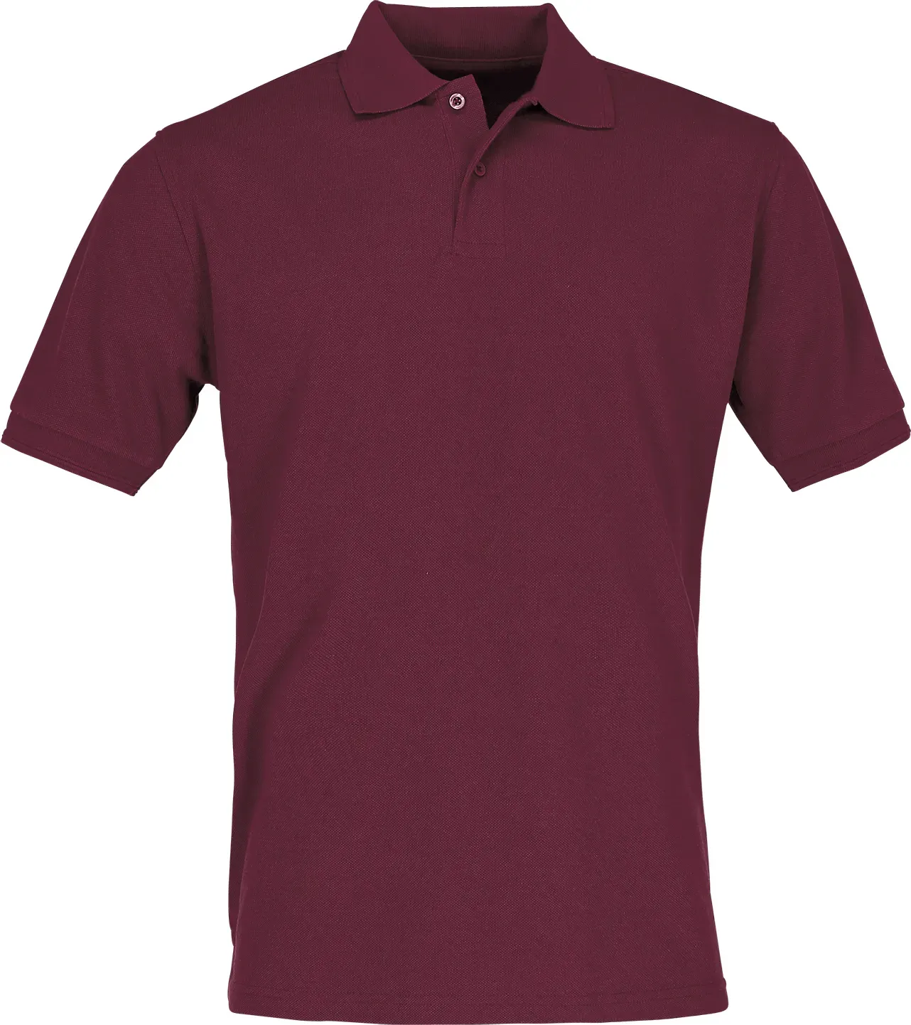 Russell Adults Hardwearing Polycotton Polo, burgundy, XXS