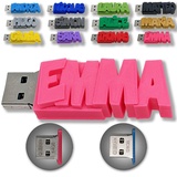 USB-Stick, personalisierbar, mit Ihrem Text (64 GB und 128 GB), personalisierbar, originell und einzigartig – USB 3.0 (128 GB)