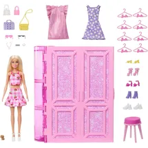 Mattel Barbie Traumkleiderschrank mit Puppe