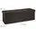 Relaxdays Sitzbank Faltbar Braun 38 x 114 x 38 cm