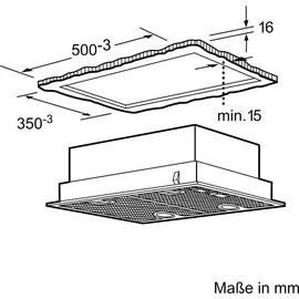 Neff D5655X2 Lüfterbaustein 53 cm Silber