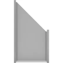 GROJA Sichtschutzelement 90 x 180/90 cm grau HPL