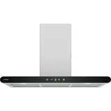 Klarstein CurveVent Dunstabzugshaube - 90 cm Wandhaube, 700 m3/h Luftstrom, A+ Energieeffizienz, Touch-Bedienung, LED-Beleuchtung, 56 dB, Schwarz,... | Touch | LED | 110 W | EEK