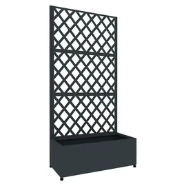 Westmann Dekora 7 Pflanzkasten mit Rankgitter 90 x 43 x 184 cm Anthrazit