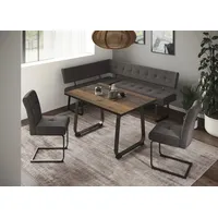 Hela Essgruppe »RUHR«, (4 tlg.), Kufentisch 140x90 cm, Schwingstuhl