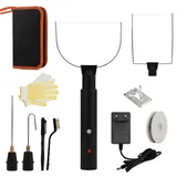 Qivine 4-in-1 Styroporschneider Heißdrahtschneider, 28W Schaumstoffschneider Elektrisch mit Einstellbare Temperatur, Elektrischer Styropor Schneider für Schnittkanten Kunststoffe & Styropor (B)