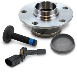 Bestprice Radnabe inkl. Radlager + ABS Sensor hinten links für Audi, Seat, VW