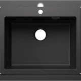 Blanco Pleon 6 links Einbauspüle silgranit anthrazit 620 x 510 mm Handbetätigung