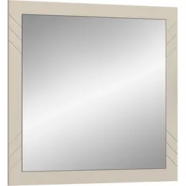 INOSIGN Wandspiegel INOSIGN "Mento, quadratisch 80 x 80cm, Umlaufender Rahmen mit Ornamentfräsung", beige (sandbeige), B:80cm H:80cm T:2cm, Spiegelglas, Spiegel, Wandspiegel, große Spiegelfläche, Garderobespiegel,Flurspiegel,Dielenspiegel