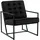 CLP Lounger Avon Samt 0 x 0 x 0 cm Schwarz