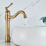 Wasserhahn Bad Waschbecken Waschtischarmatur Hoch Badezimmer 360° Mischbatterie