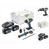 Festool TPC 18/4 I-Basic Akku Schlagbohrschrauber 18 V 75 Nm Brushless + 2x Akku 5,0 Ah + Ladegerät + Systainer