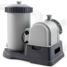 Intex Filterpumpe, Grau/Schwarz, 1750M3/HR