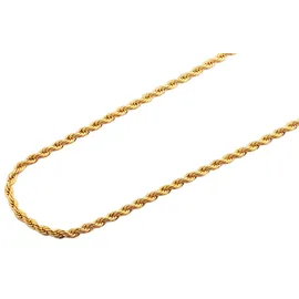 Adelia's Kordelkette Unisex Edelstahl Gold 45 cm