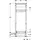 Geberit Duofix Dusch-Element 130 cm mit Wandablauf