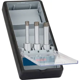 Bosch Diamanttrockenbohrer-Set 6/8/10 mm 3-tlg.