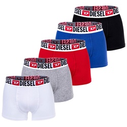 DIESEL Herren Boxershorts, 5er Pack - UMBX-DAMIENFIVEPACK, Trunks, Cotton Stretch Mehrfarbig 2XL
