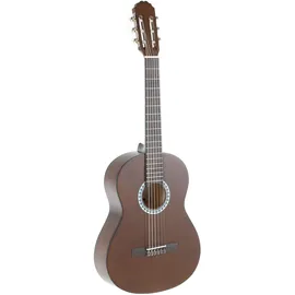 Gewa Konzertgitarre, Gitarre Basic, Korpus Linde, Griffbrett Pakkaholz, verchromte Mechaniken, 3/4 walnussfarben