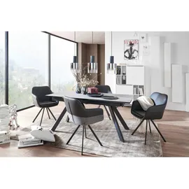 Novel ATLANTA 95 x 76 x 180-260 cm grau/schwarz